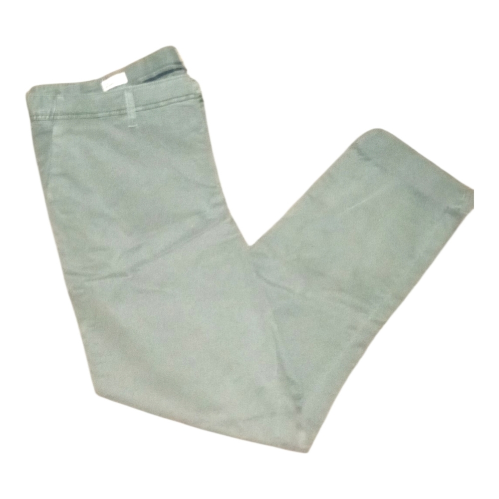 New Gap Girlfriend Chinos 16T 16 Tall Rolled Cuffs Cucumber Green NWT